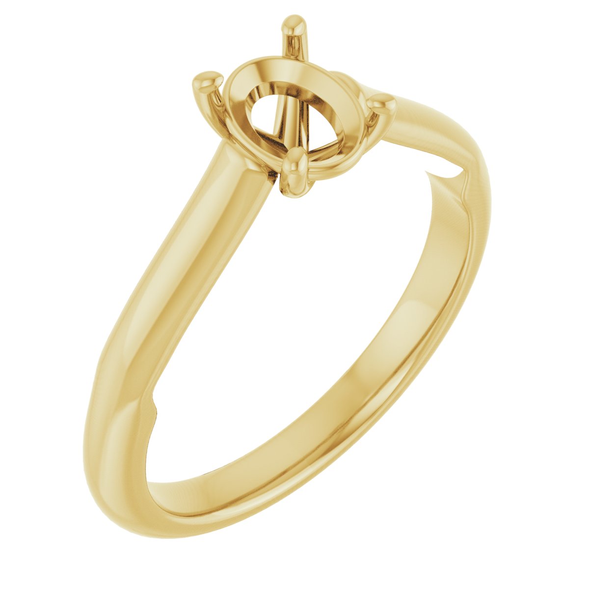 Sculptural Engagement Ring