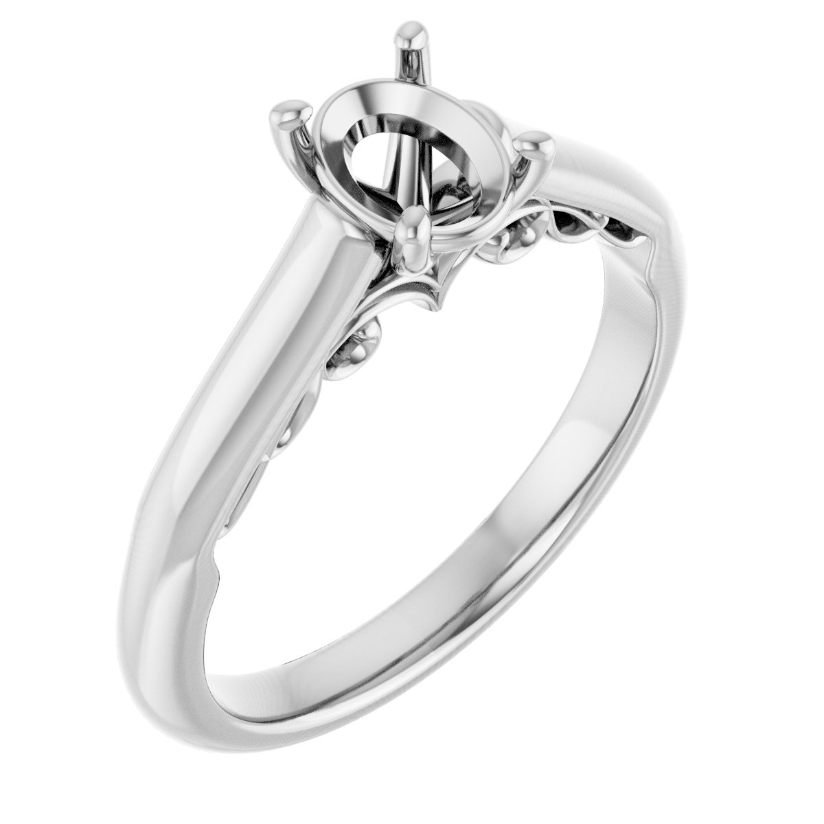 Sculptural Engagement Ring