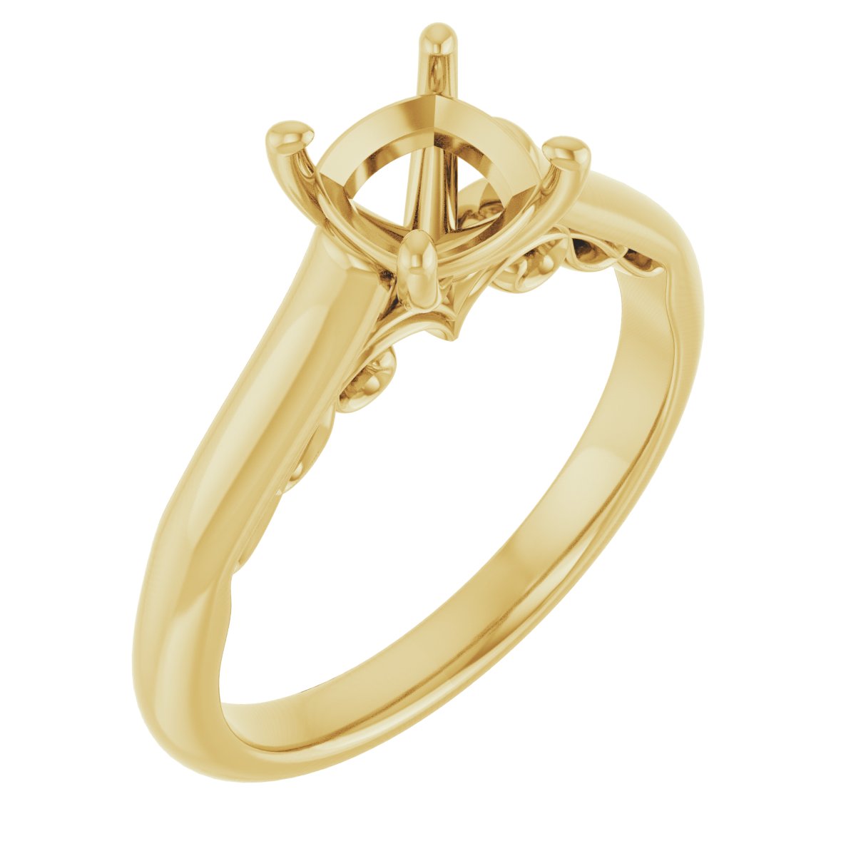 Sculptural Engagement Ring