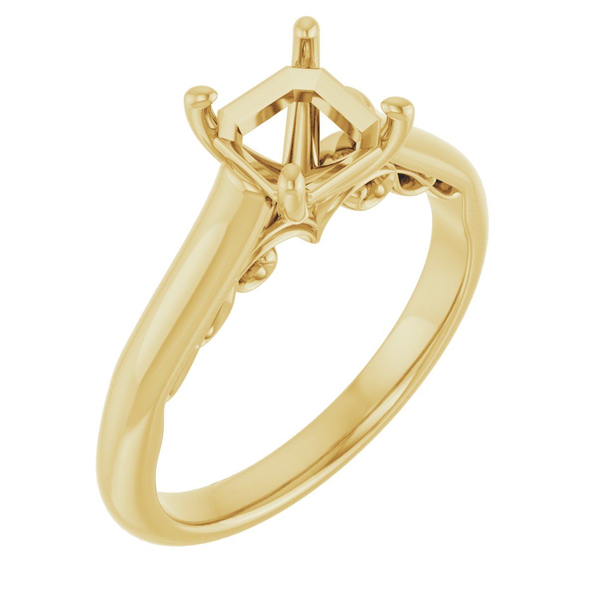 Sculptural Engagement Ring
