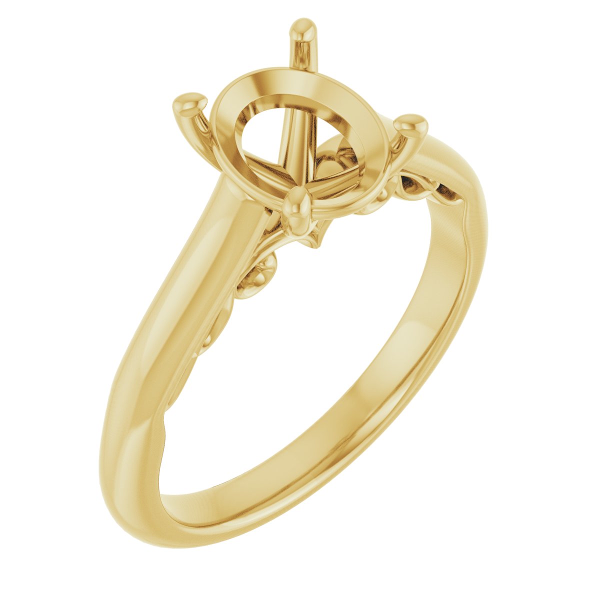 Sculptural Engagement Ring