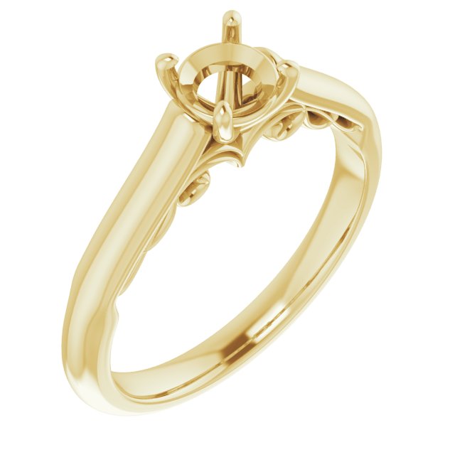 Sculptural Engagement Ring
