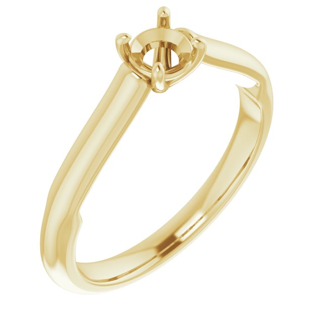 Sculptural Engagement Ring