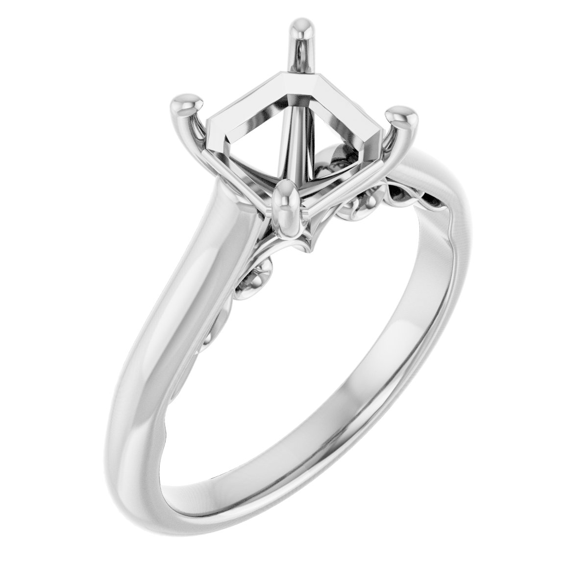 Sculptural Engagement Ring