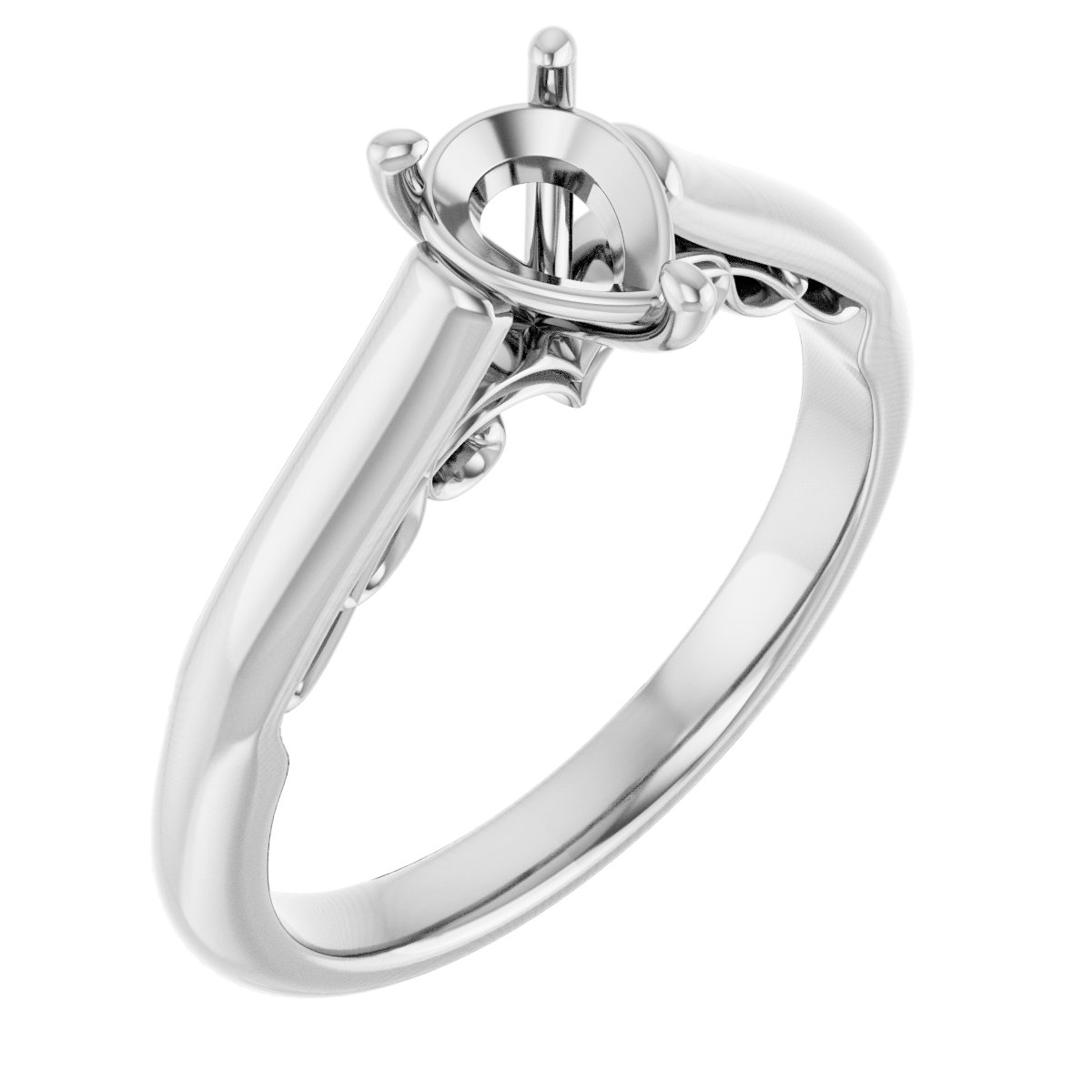 Sculptural Engagement Ring