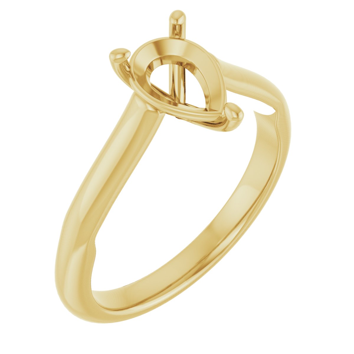 Sculptural Engagement Ring