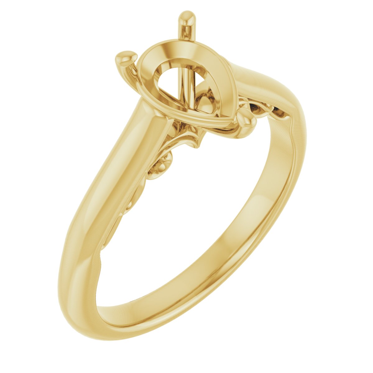Sculptural Engagement Ring