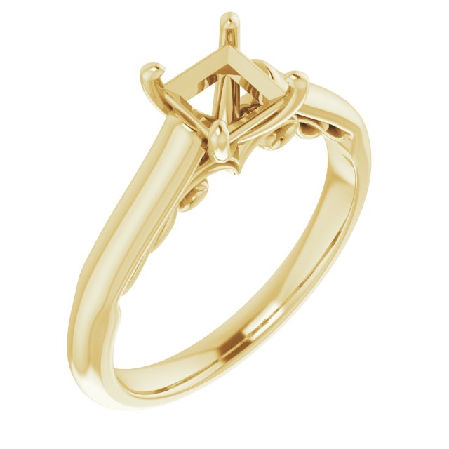 Sculptural Engagement Ring