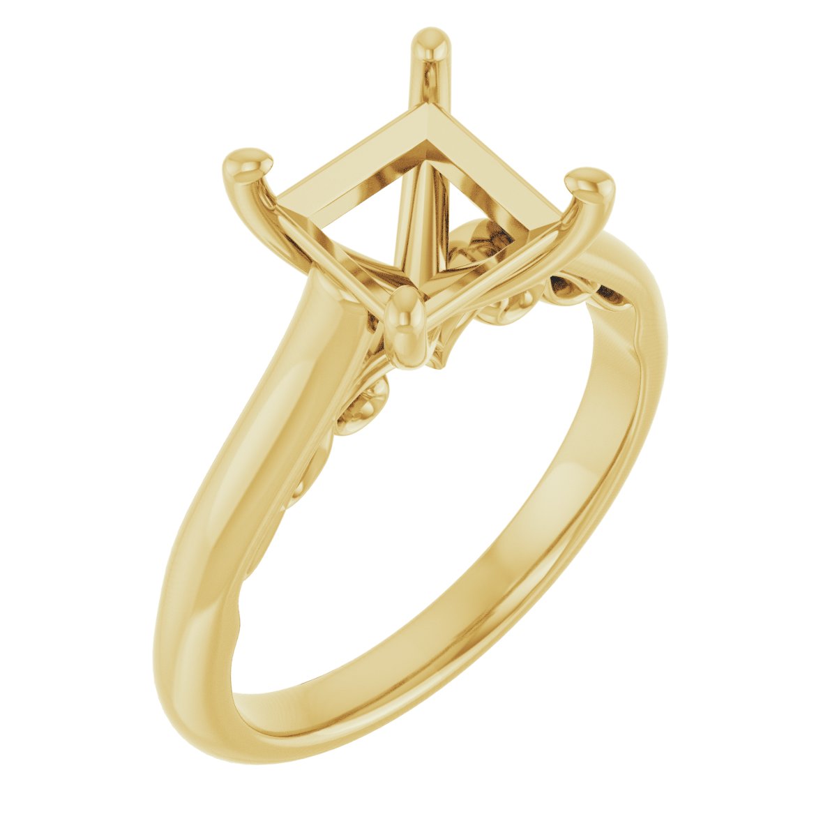 Sculptural Engagement Ring