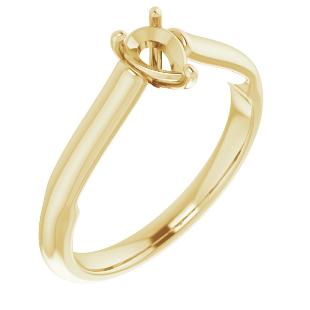 Sculptural Engagement Ring