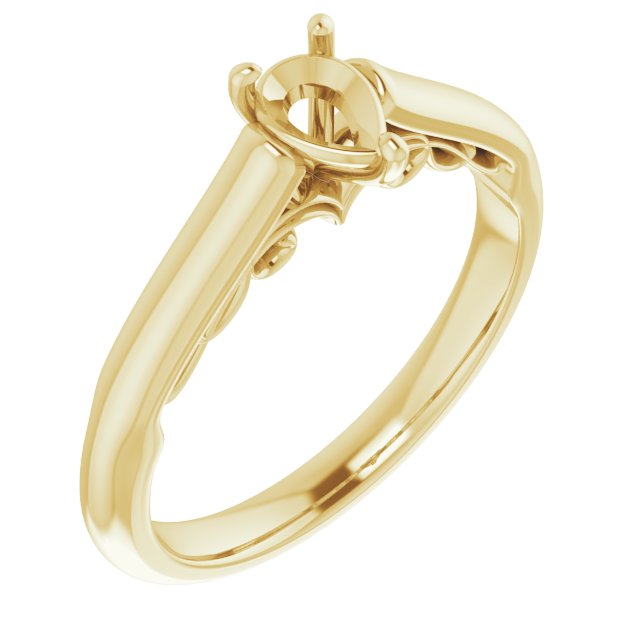 Sculptural Engagement Ring