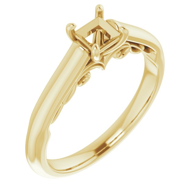 Sculptural Engagement Ring