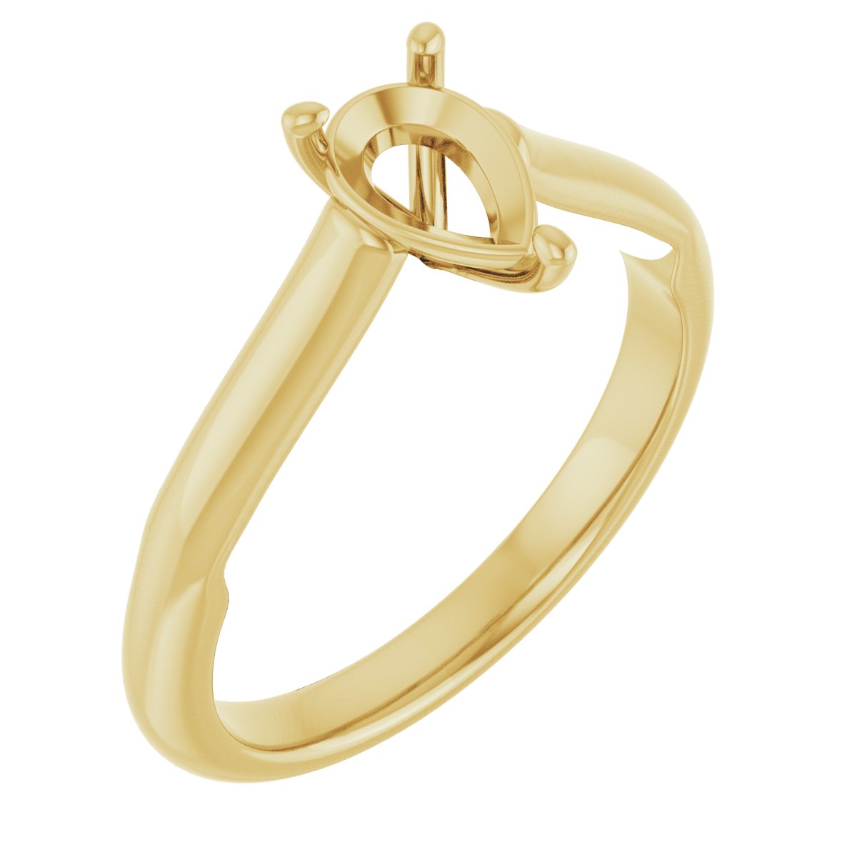 Sculptural Engagement Ring