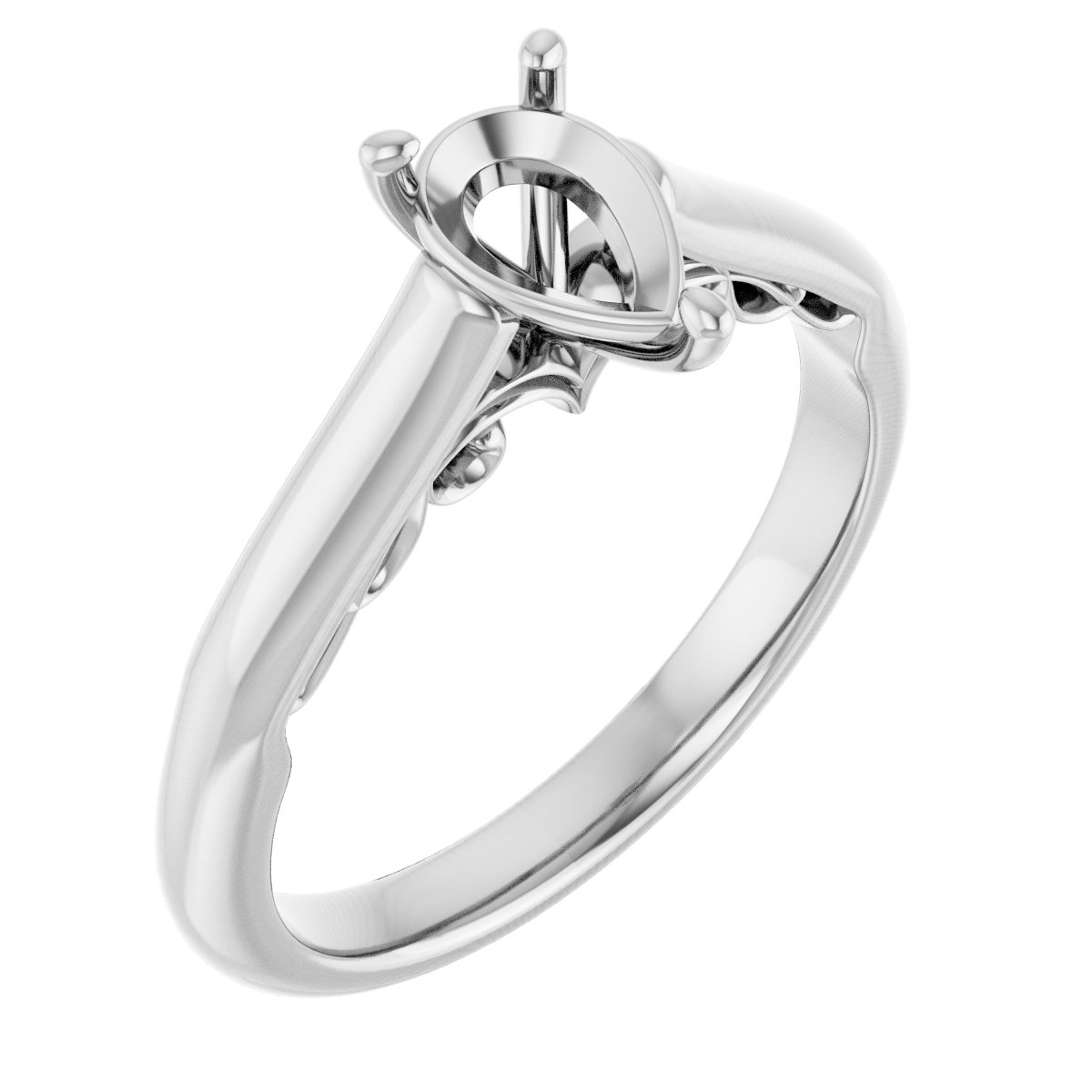 Sculptural Engagement Ring