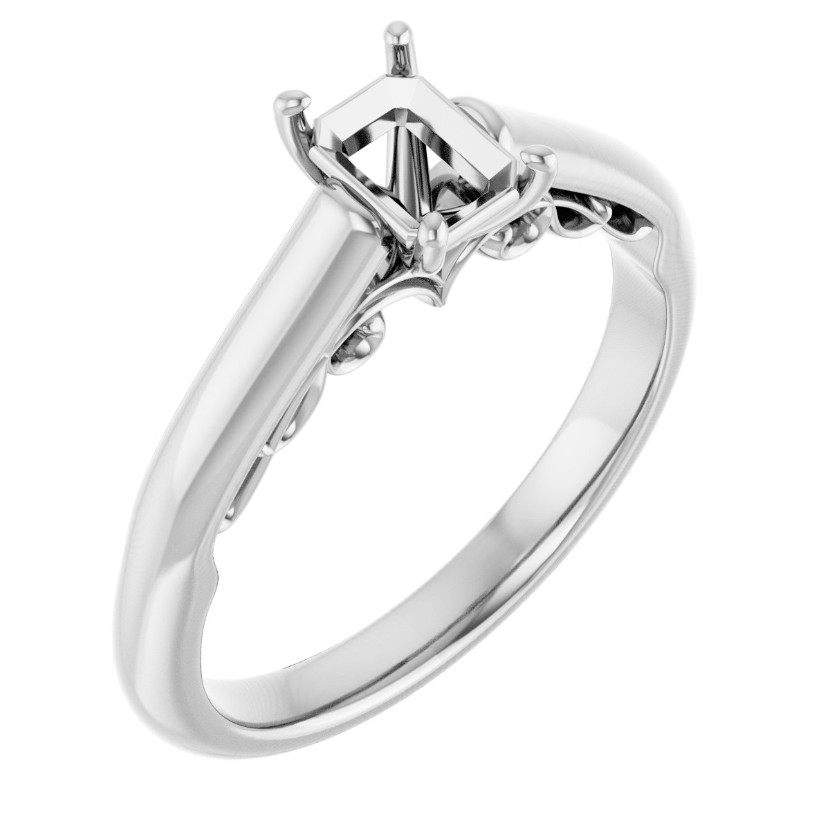 Sculptural Engagement Ring