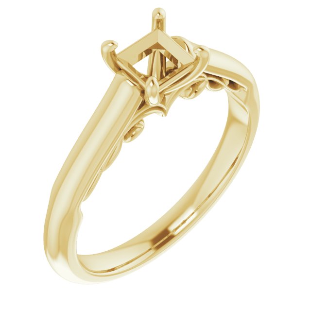 Sculptural Engagement Ring