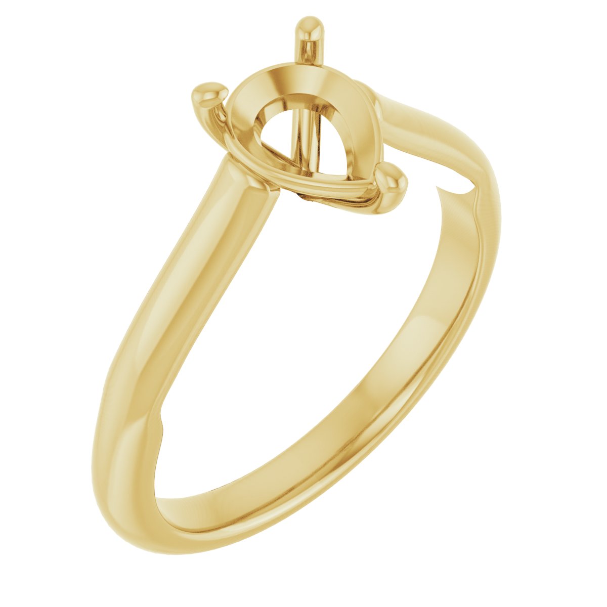 Sculptural Engagement Ring