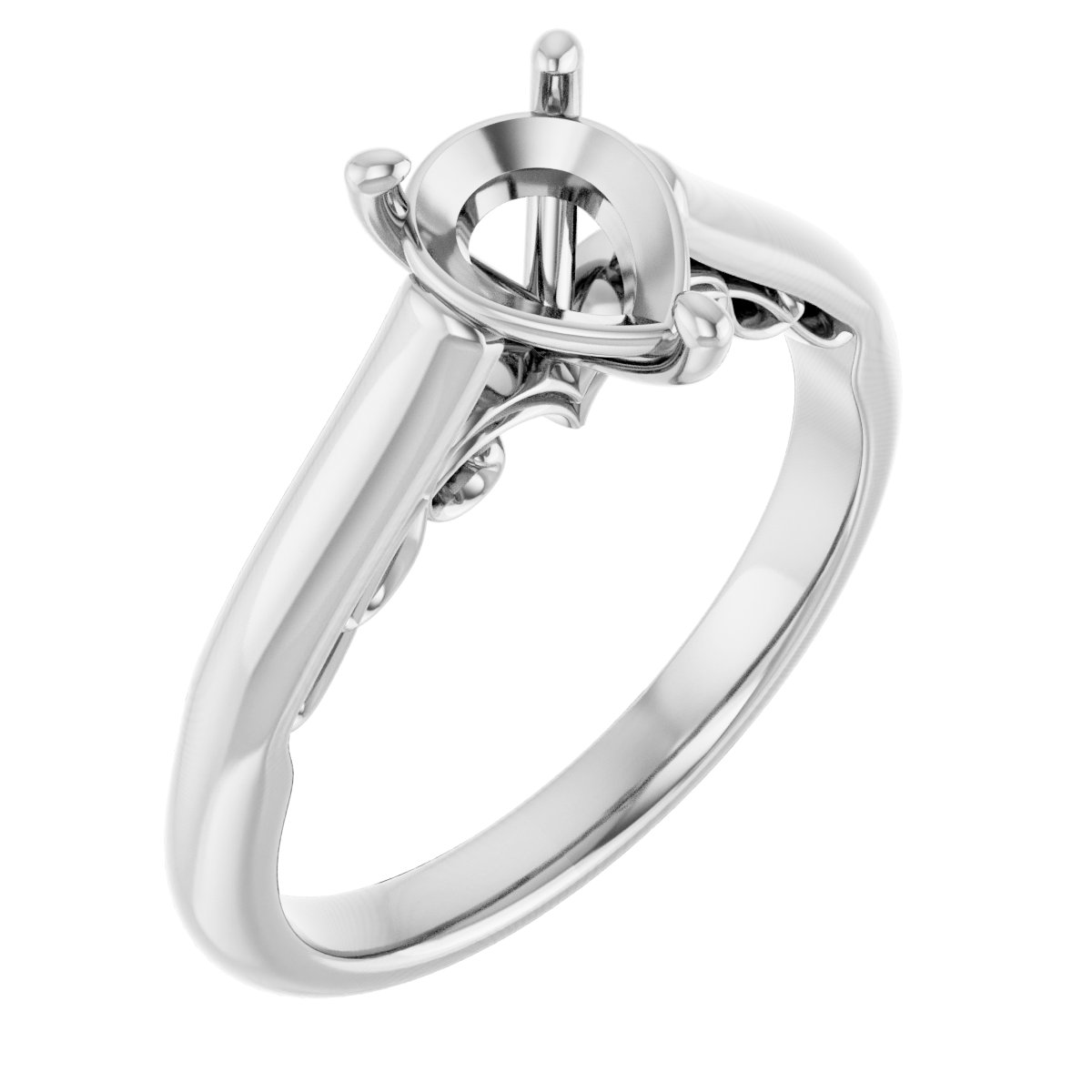 Sculptural Engagement Ring