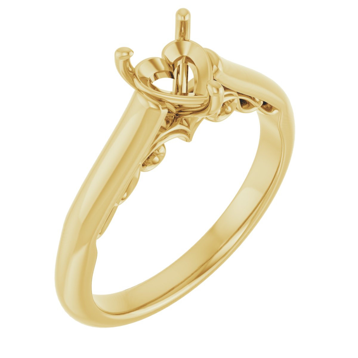 Sculptural Engagement Ring