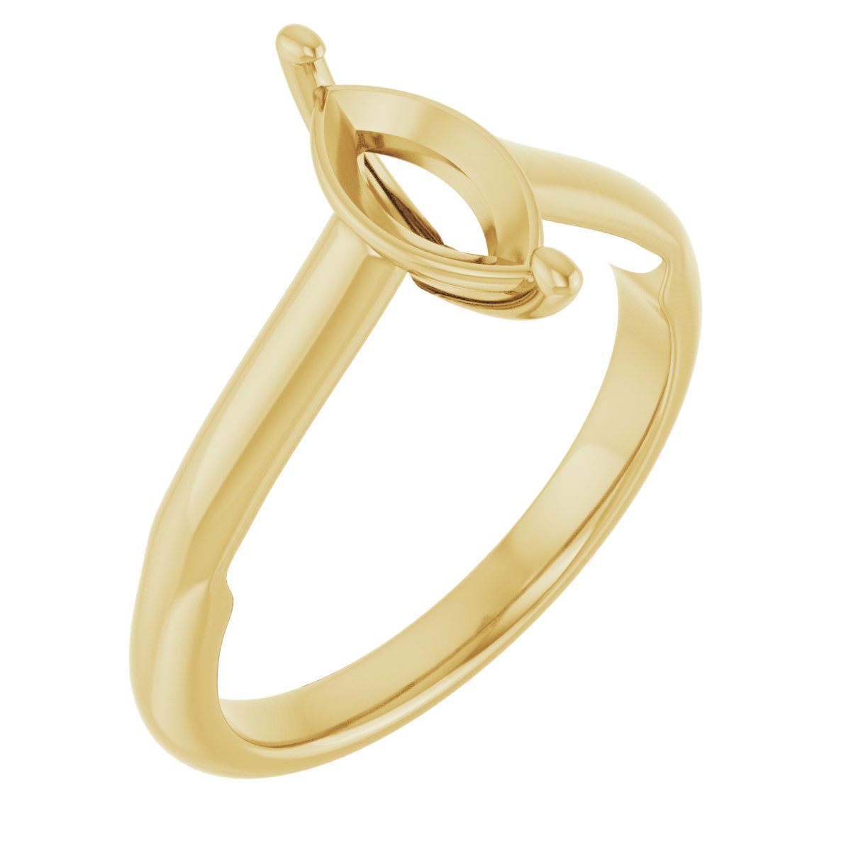 Sculptural Engagement Ring