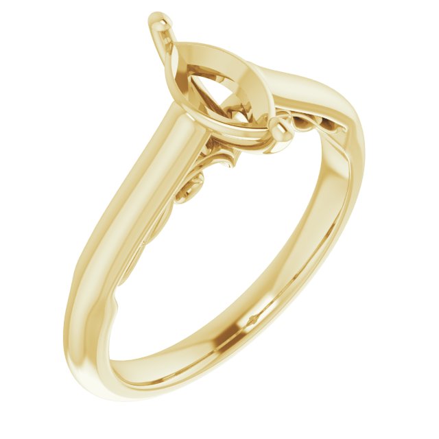 Sculptural Engagement Ring