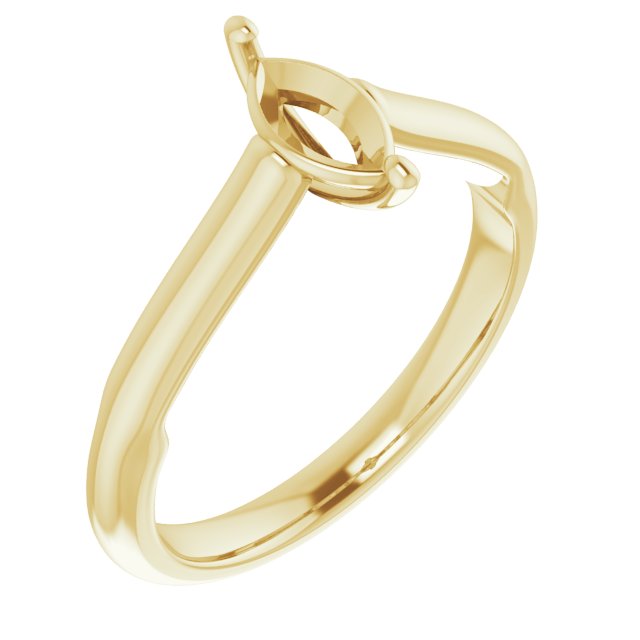 Sculptural Engagement Ring