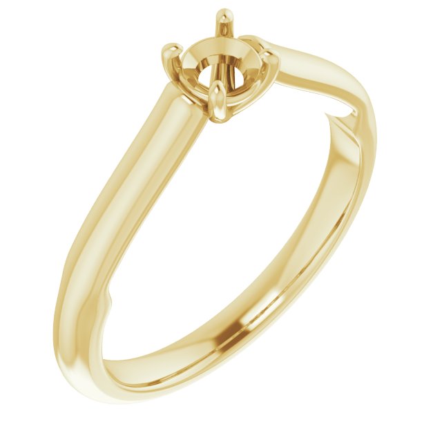 Sculptural Engagement Ring