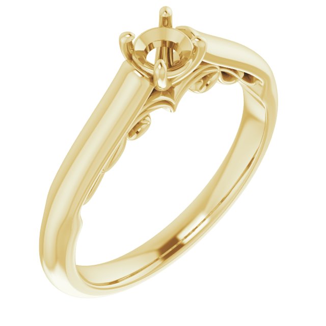 Sculptural Engagement Ring