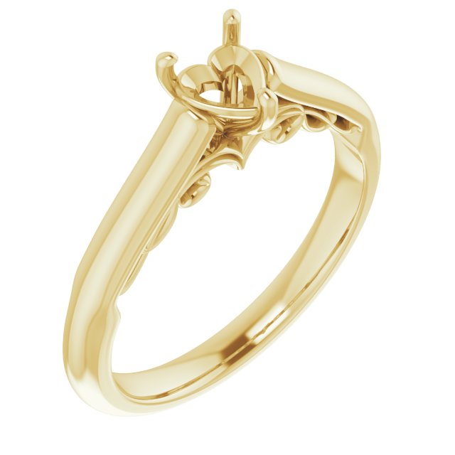 Sculptural Engagement Ring