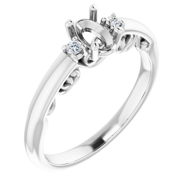 14k White Gold