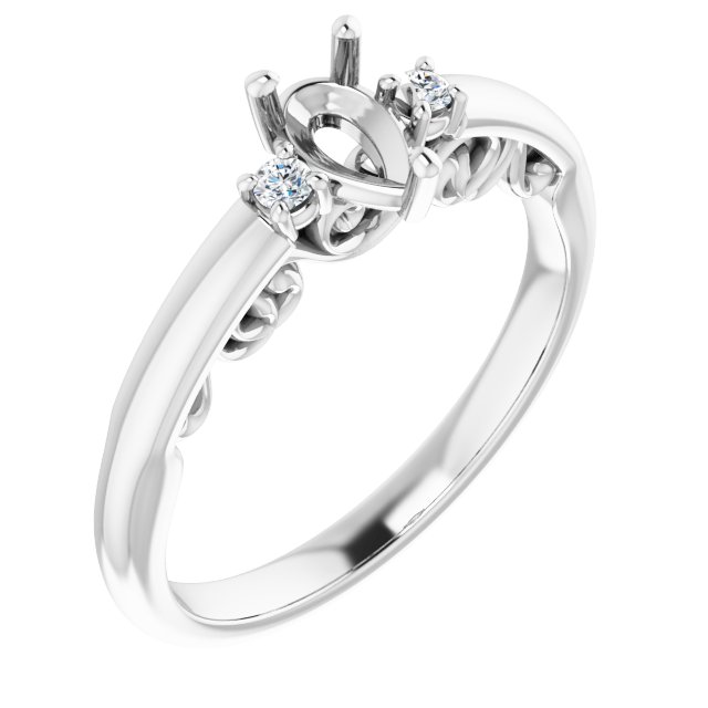 14k White Gold