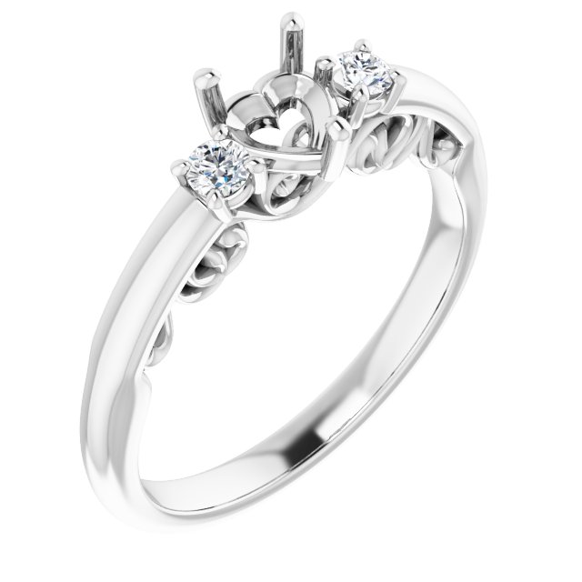 14k White Gold