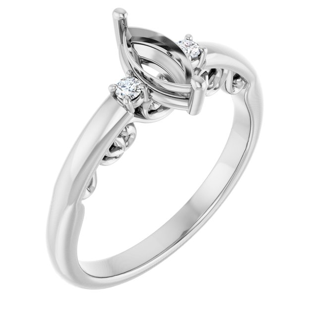 14k White Gold