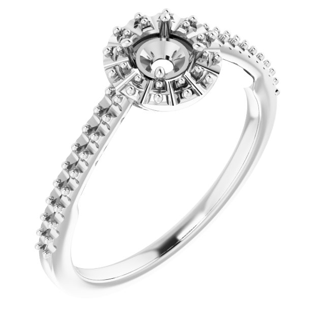 Halo-Style Engagement Ring