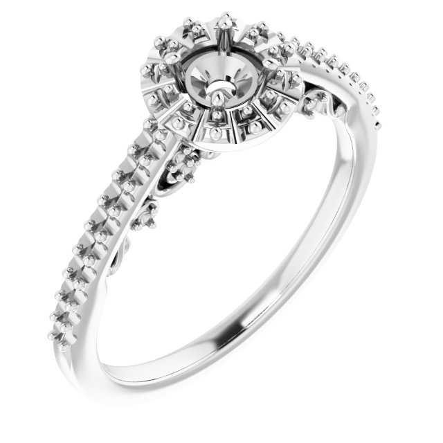 Halo-Style Engagement Ring