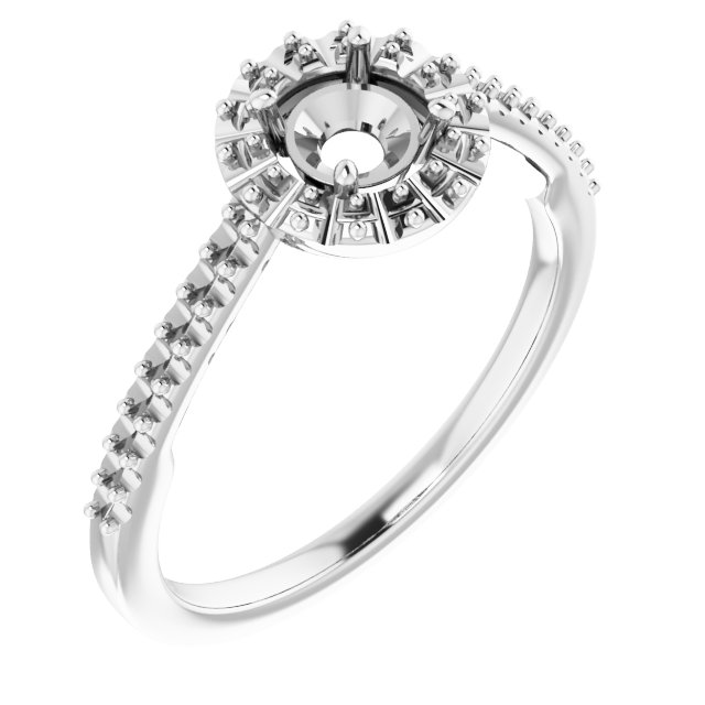 Halo-Style Engagement Ring