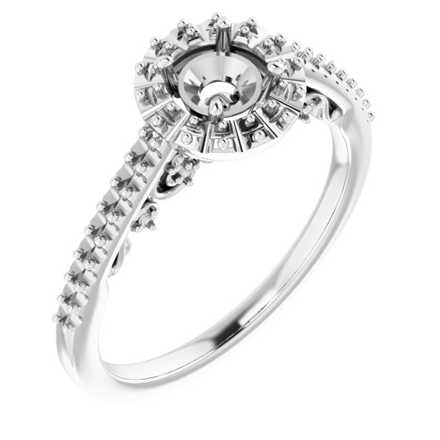 Halo-Style Engagement Ring