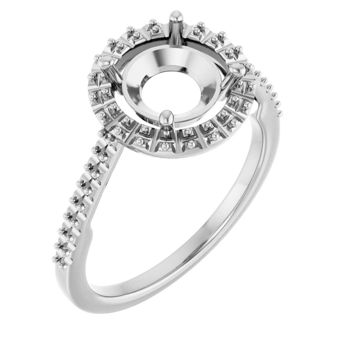 Halo-Style Engagement Ring
