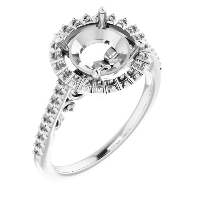 Halo-Style Engagement Ring
