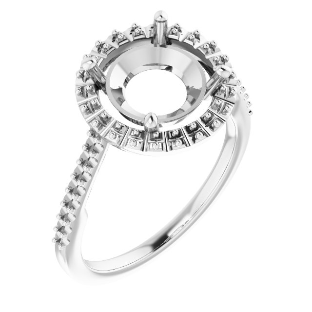 Halo-Style Engagement Ring