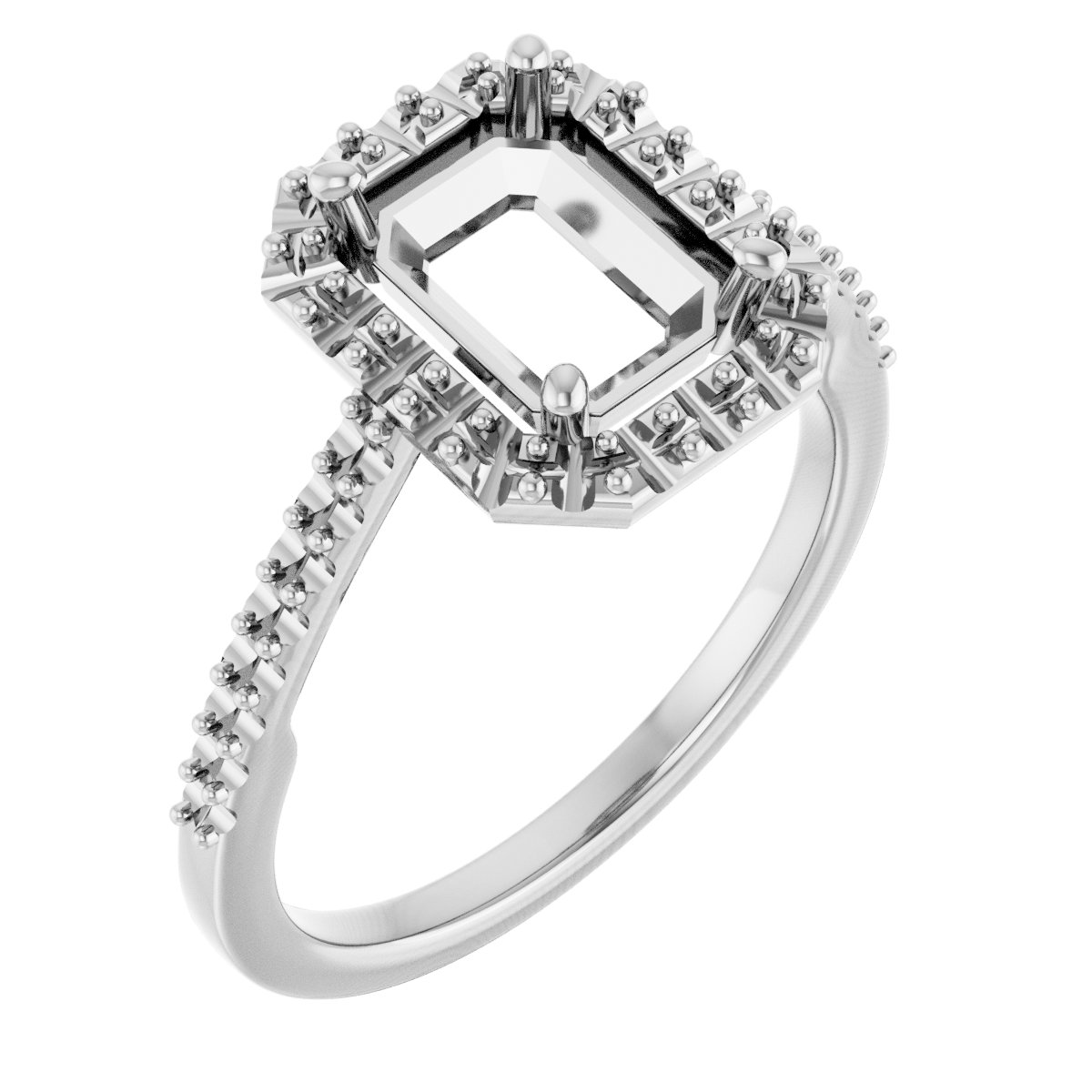 Halo-Style Engagement Ring