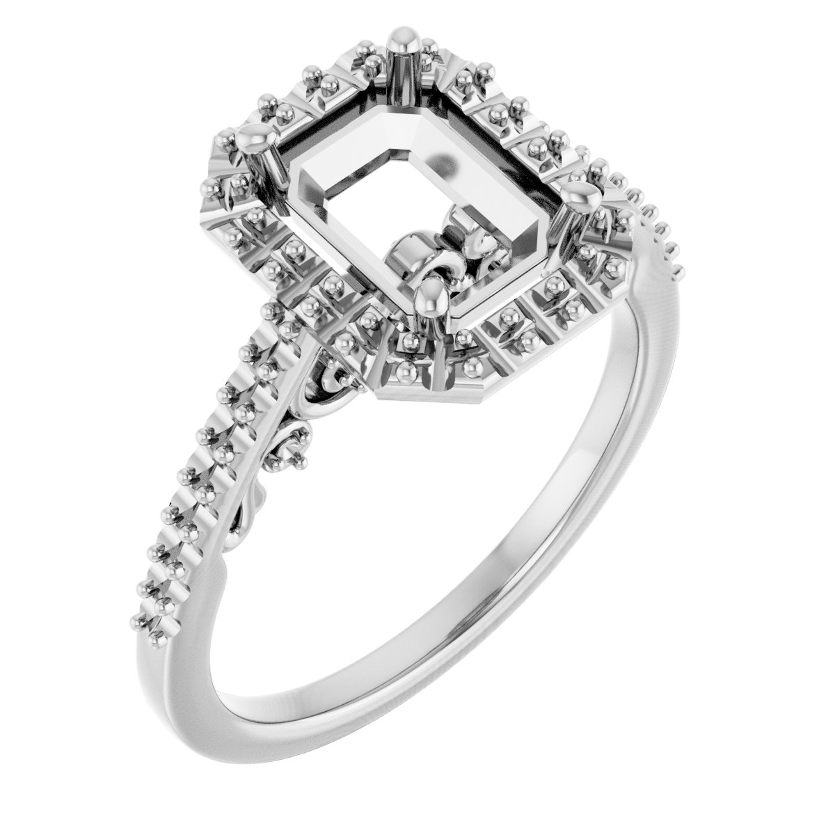 Halo-Style Engagement Ring
