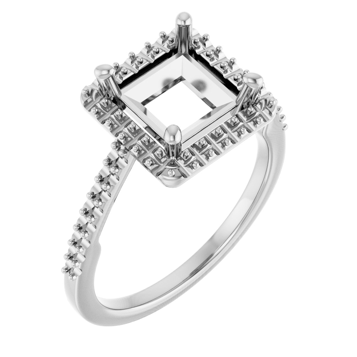 Halo-Style Engagement Ring