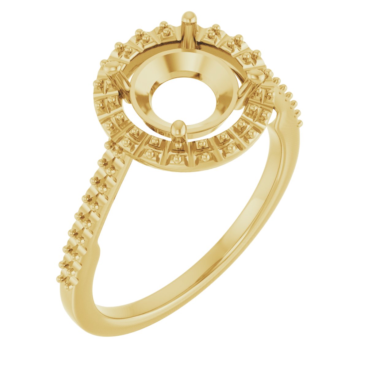 Halo-Style Engagement Ring
