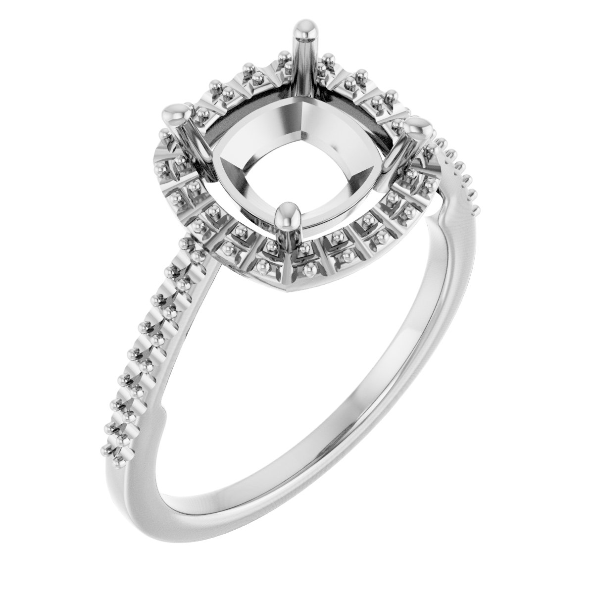 Halo-Style Engagement Ring