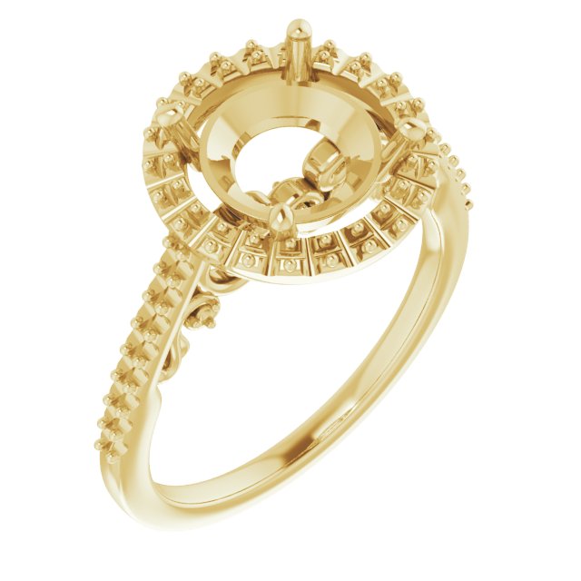 Halo-Style Engagement Ring