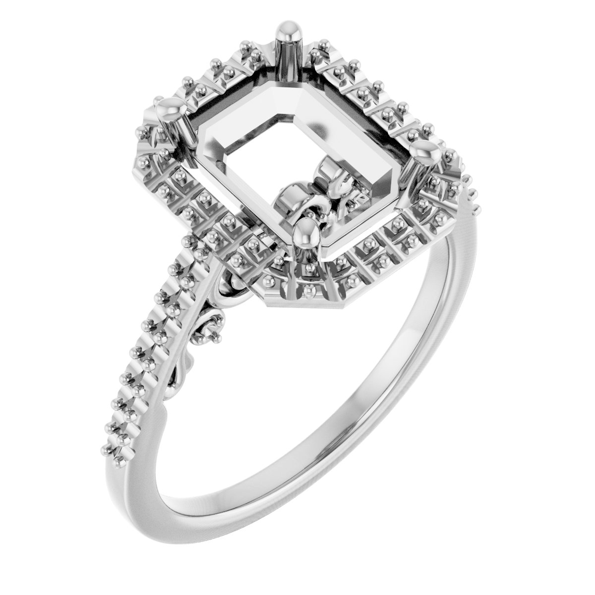 Halo-Style Engagement Ring