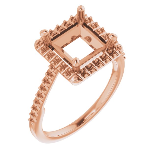 Halo-Style Engagement Ring