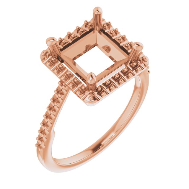 Halo-Style Engagement Ring