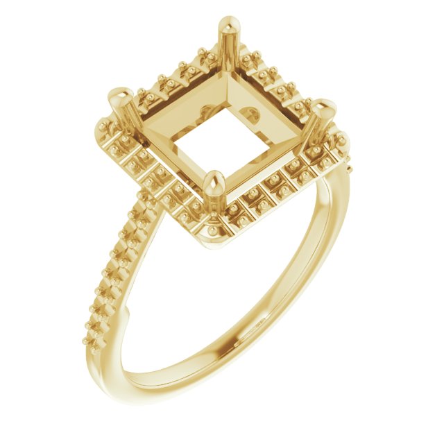 Halo-Style Engagement Ring